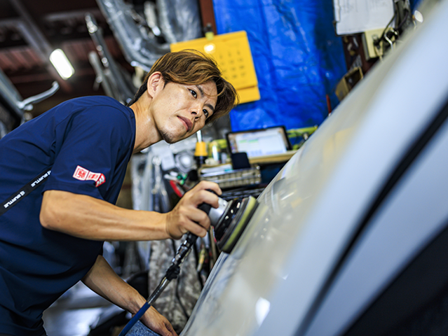 徹底した美化作業